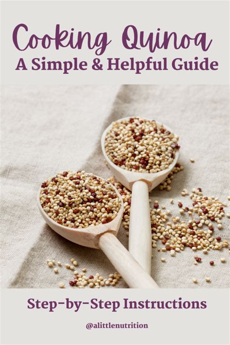 Basic Quinoa Cooking Instructions 的图像结果