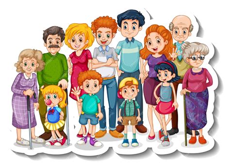 Clipart Extended Family