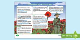 KS1 Remembrance Day Word Bank (teacher made) - Twinkl