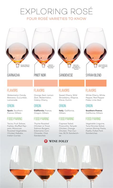 The 4 Dry Rosé Wine Varieties to Know (and Love) | Wine Folly
