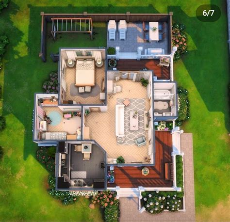 Sims 4 House Floor Plans #1