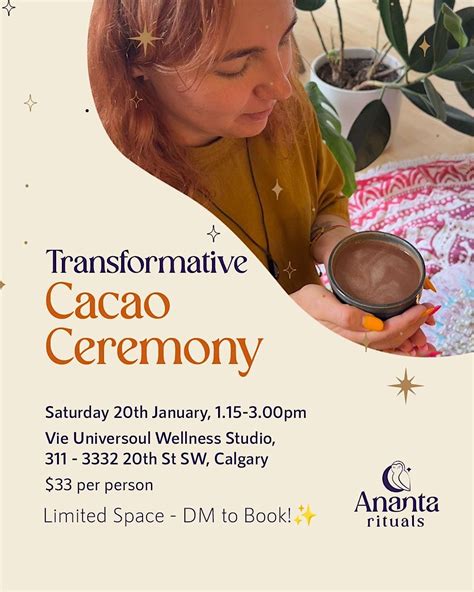 Womens Circle & Cacao Ceremony, Vie Universoul Wellness, 20 Street ...