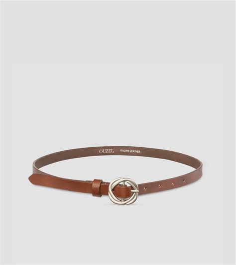 CAVO Italian Leather Belt - Brown | Luxury Leather Accessory – OUZEL