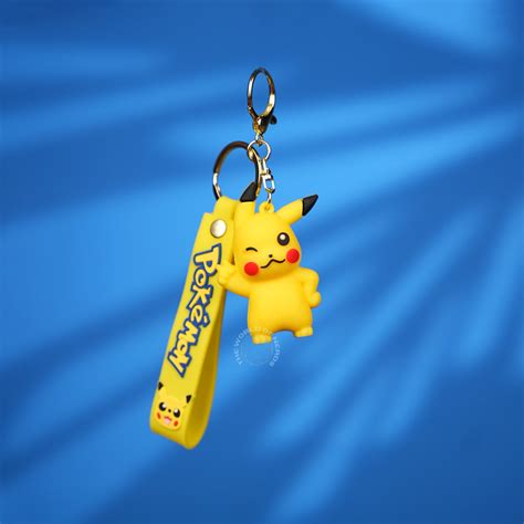Pikachu Winking Pose Pokémon Strap Keychain – The World Of Nerds
