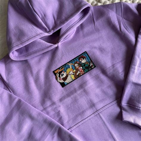DEMON SLAYER GANG - ANIME EMBROIDERED HOODIE/SWEATSHIRT – Label Bombae