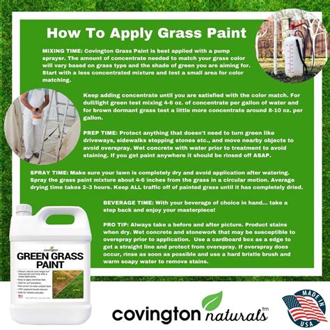 Grass Paint, Lawn Paint to Spray Grass Green, Grass Dye, Grass Spray ...