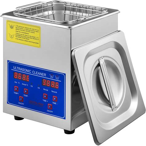 VEVOR Ultrasonic Cleaner 2L Digital Ultrasonic Parts Cleaner with Timer 40kHz Professional 304 ...