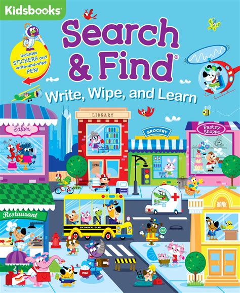 Search & Find: Write, Wipe, and Learn | Kidsbooks Publishing