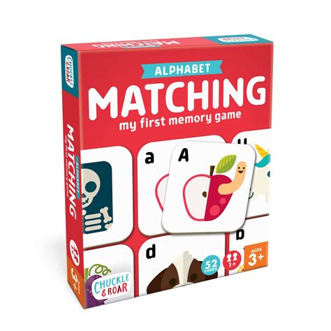 Buy Chuckle & Roar - Matching Game Alphabet - Board Game for Kids 3 and ...