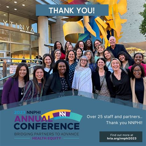 Health Resources in Action (HRiA) on LinkedIn: #conferenceseason #nnphiac23