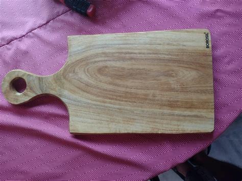 Borosil Dice Neem Wood Chopping Board 17 mm