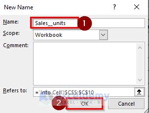 Image result for Paste Name Dialog Box Excel