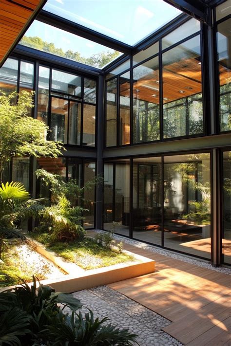 Image result for Atrium House Design