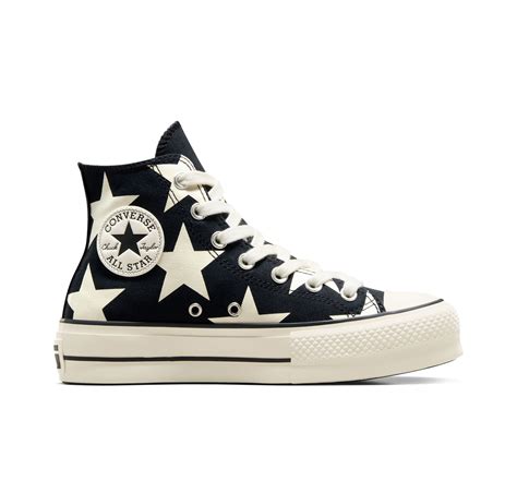 Converse Chuck Taylor All Star Lift Large Stars Canvas For Women In ...
