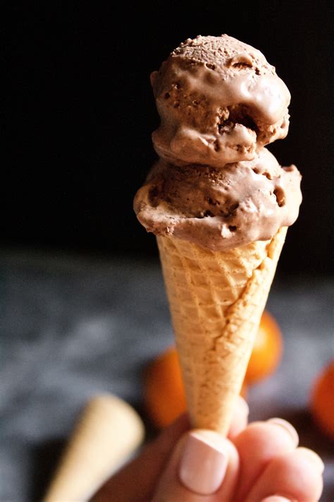 Dark Chocolate Orange Ice Cream — Poetry & Pies