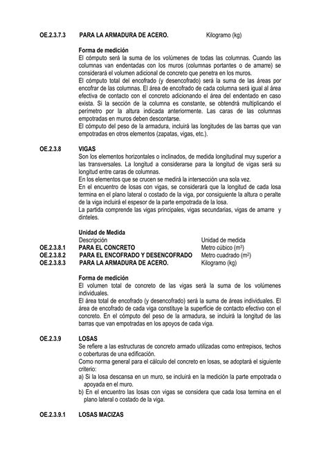 NORMA TECNICA METRADOS PARA OBRAS DE EDIFICACIONES Y HABILITACIONES ...