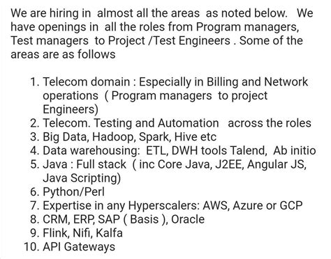 What are the different profiles in Cognizant for consulting.Can some ...