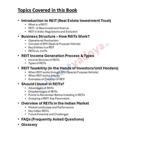 REIT and its Taxation in India: Updated Guide with Examples ...