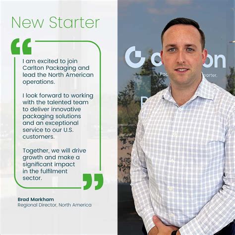 Bradley Markham on LinkedIn: Thank you Carlton Packaging LLP! It is ...