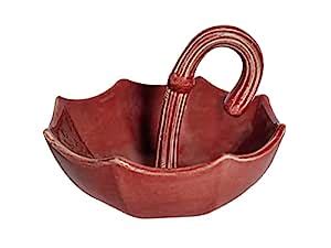 Buy fliic Beautiful Ceramic Umbrella Platter for Serving 6 inch Platter ...
