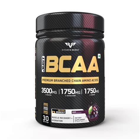 Vitaminberry - Just BCAA | 390 Grams | 30 Servings | 2:1:1 Ratio of ...
