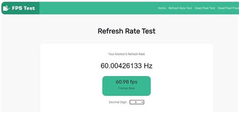 Image result for Refresh Rate Test for Monitor