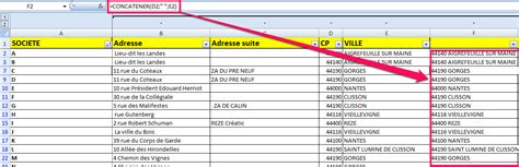 Image result for Concatener 2 Cellules Excel