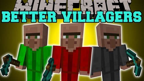 Rezultat imagine pentru Better Villagers Mod Download