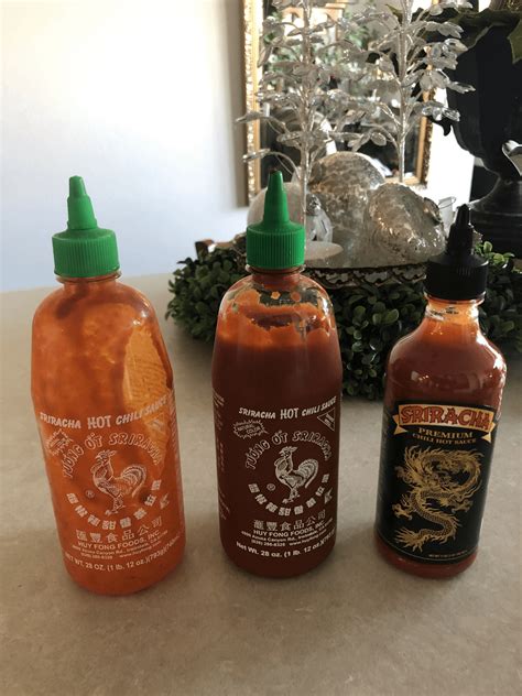 My opinion: Old vs New Huy Fong Foods sriracha + Underwood Ranch ...