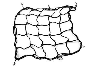 Luo Luo Black Universal Motorcycle Racing ATV Helmet Web Bungee Mesh ...