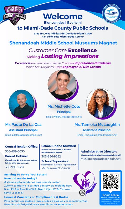 Welcome – Bienvenidos – Byenvini Information – Shenandoah Middle School