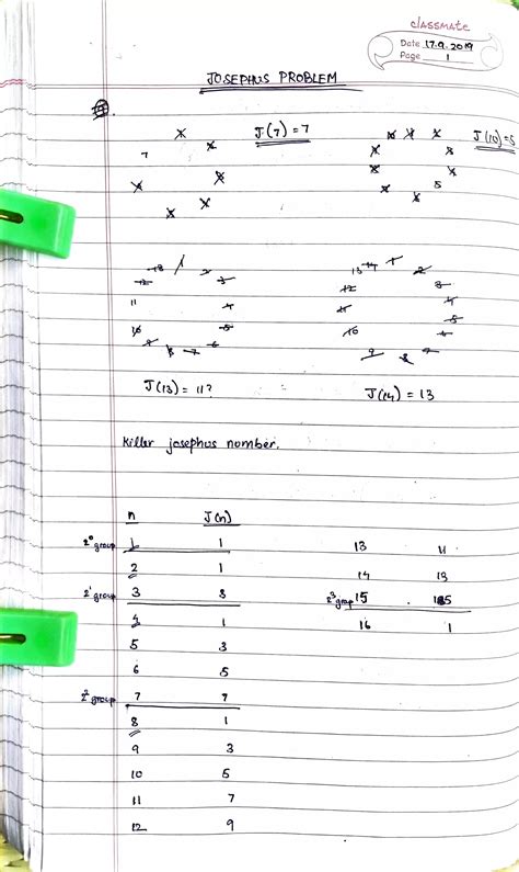 Josephus Problem in Recursion 的图像结果