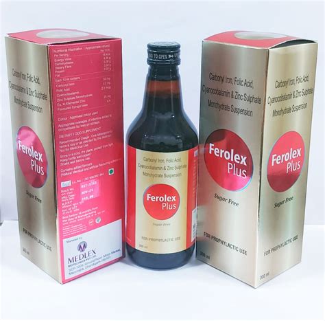 FEROLEX-PLUS SUSPENSION Medlex Biotechnics Pvt. Ltd.