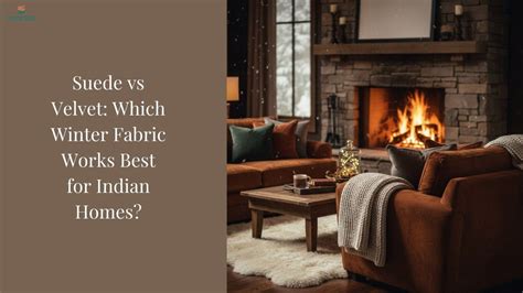 Suede vs Velvet: Which Winter Fabric Works Best for Indian Homes ...