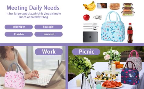 Buy WEZOSHINET Lunch Bags for Office Women & Men Insulated Lunch Bag ...