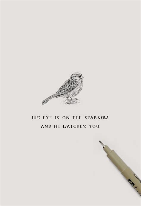 Sparrow pen and ink | Scripture tattoos, Sparrow bible verse, Sparrow art