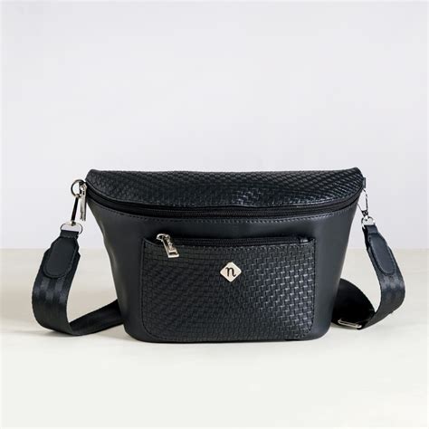 Unisex Black Crossbody Bag Online - Premium Sling Bag | Nestasia