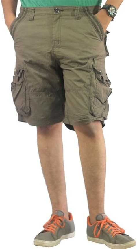 Romano nx Men's 100% Cotton Cargo Shorts Bermuda with Multi-Pockets ...
