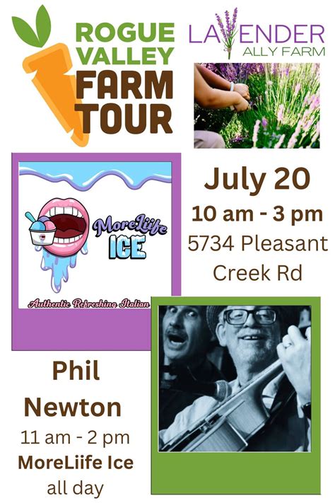 Rogue Valley Farm Tour 2025 at Lavender Ally Farm, 5734 Pleasant Creek ...