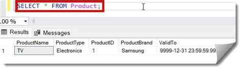 SQL Server Management Studio Table 的图像结果