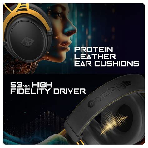 COSMIC BYTE Hades 2.4GHz Wireless+Bluetooth 7.1 Surround Gaming Headph ...
