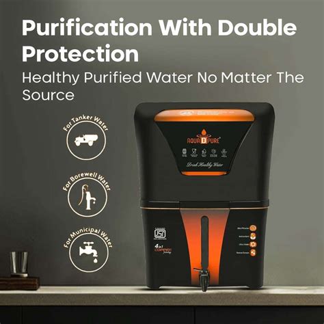 AquaDpure 4 in 1 Copper RO Water Purifier with 10 Stage Purification ...