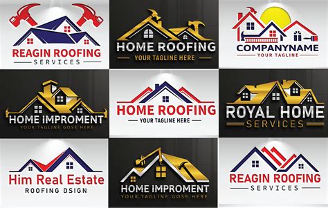 Roofing Company Logo Ideas
