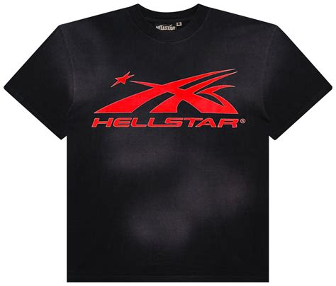 Buy Hellstar Sports Core Gel Logo T-Shirt 'Black/Red' - HSHE0955 BLAC ...