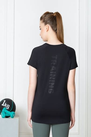 Buy Women Black Round Neck T-shirt Online - 692587 | Van Heusen