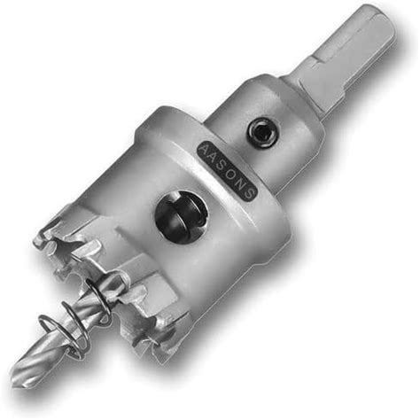 AASONS 16mm TCT Core Bit Carbide Hole Saw Metal Cutter Drill Machine ...
