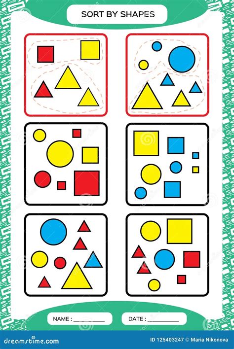 Image result for Sorting Shapes