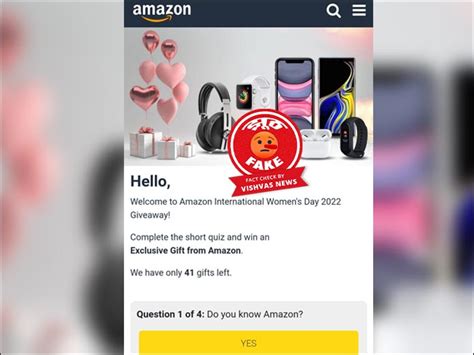 Fact Check: Message going viral in the name of Amazon regarding 'Women ...