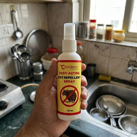 Fast-Acting Rat Repellent Spray | Herbal Rodent Control | Safe Home ...