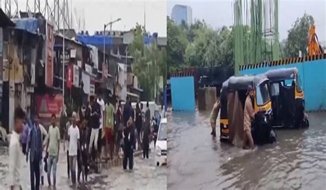 Mumbai Hit By Heavy Rains: Schools Closed, Severe Waterlogging, Train ...